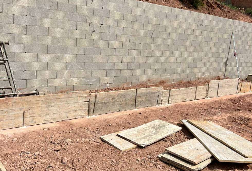 Encofrado losa cimentación